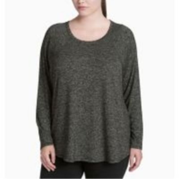 Calvin Klein Tops - Plus Size Dolman long Sleeve Top
